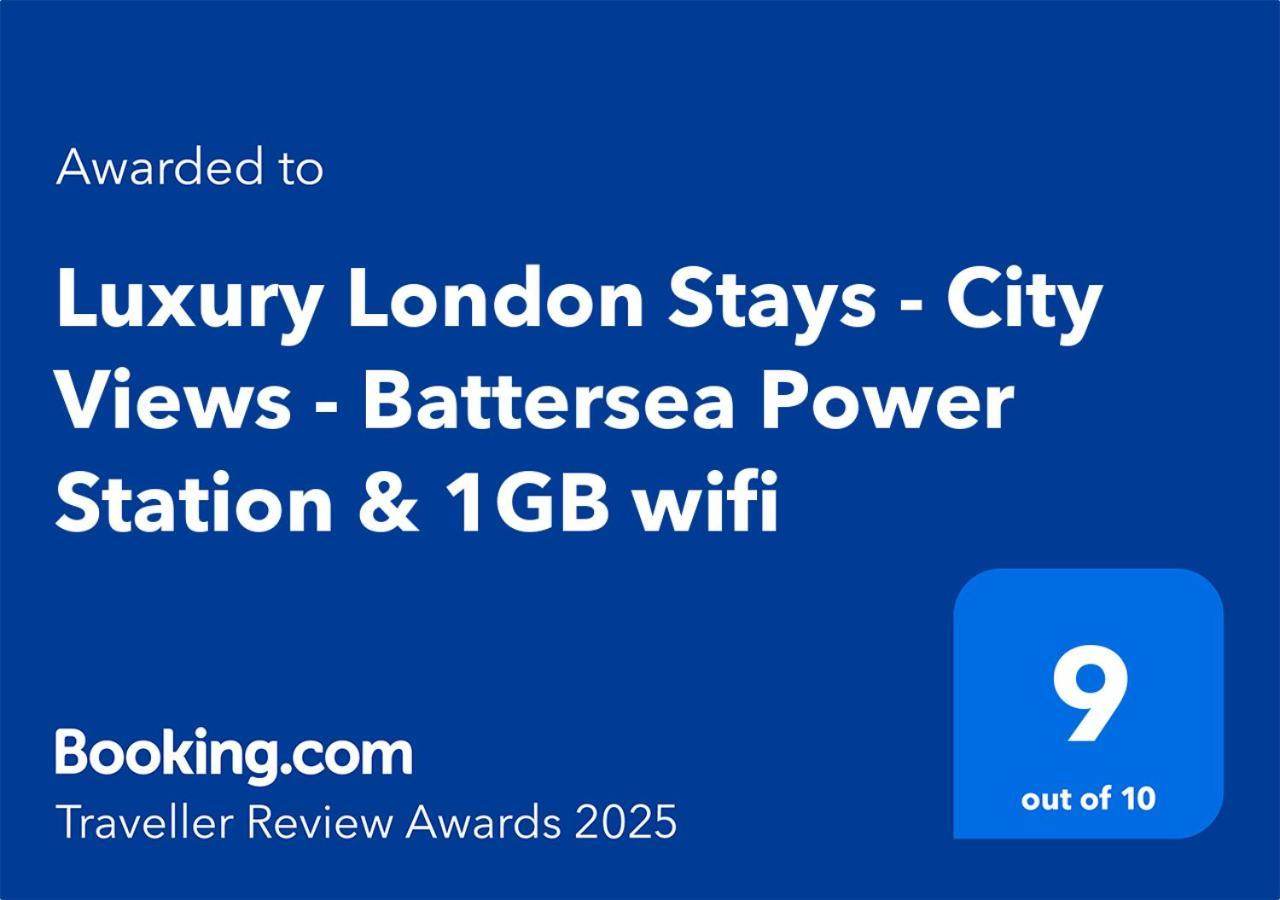 Battersea Power Station - Winter Garden Balcony & 1Gb Wifi - Luxurylondonstays Bagian luar foto